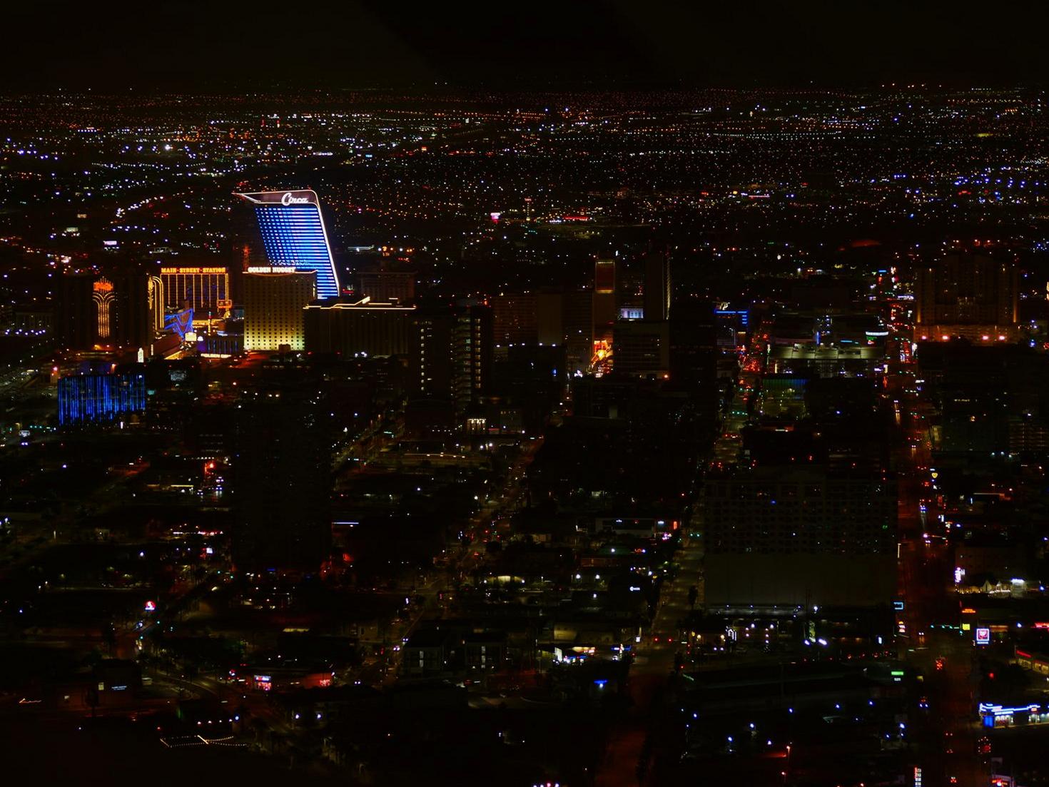 Las Vegas skyline at night